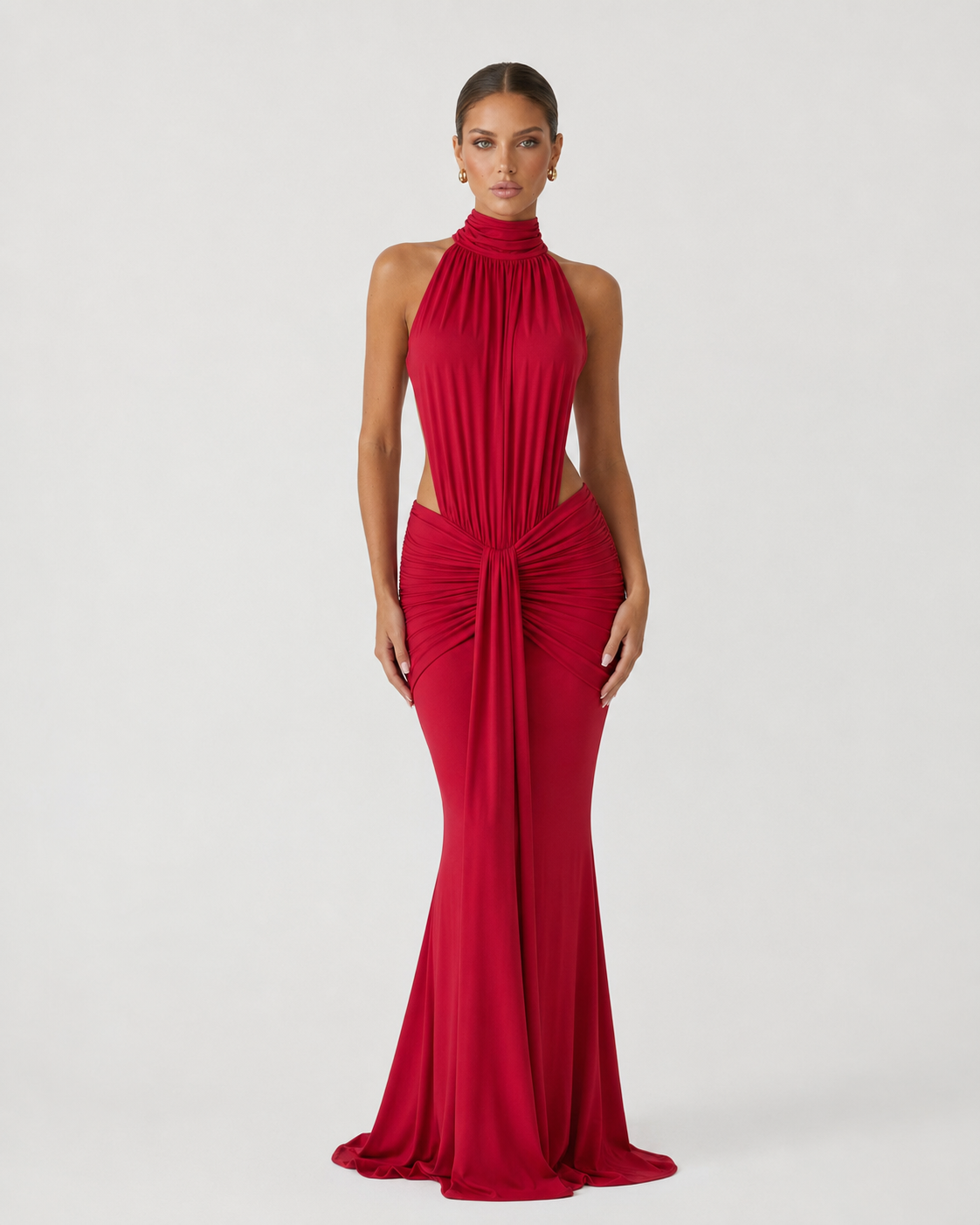 Josephine Maxi-Jurk - Rood