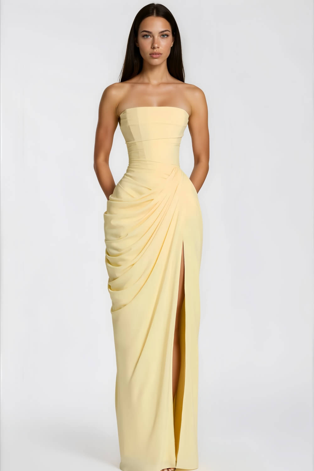 Lois Maxi-Jurk - Lemon