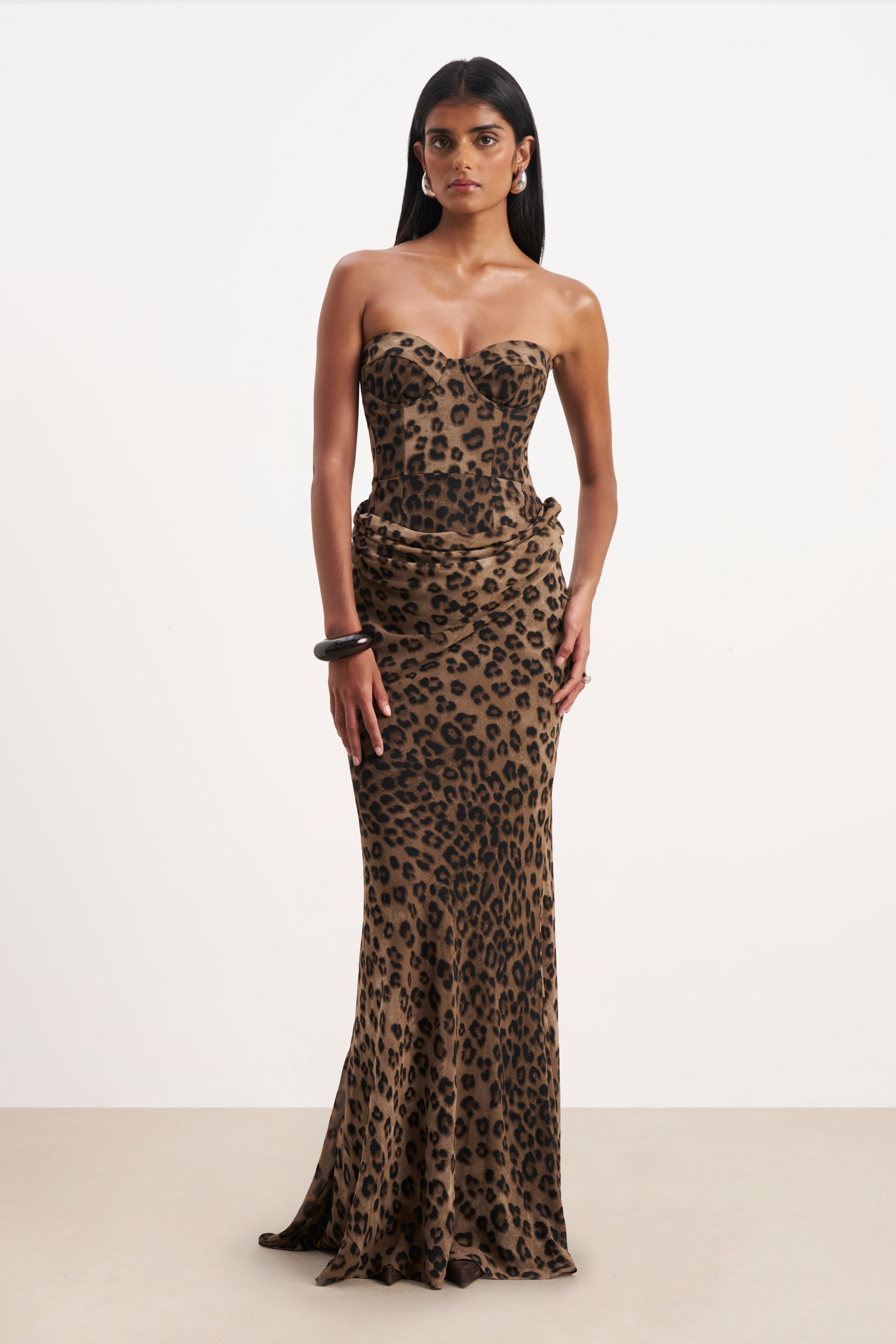 Van Laren | Chemaine Leopard Maxi Jurk