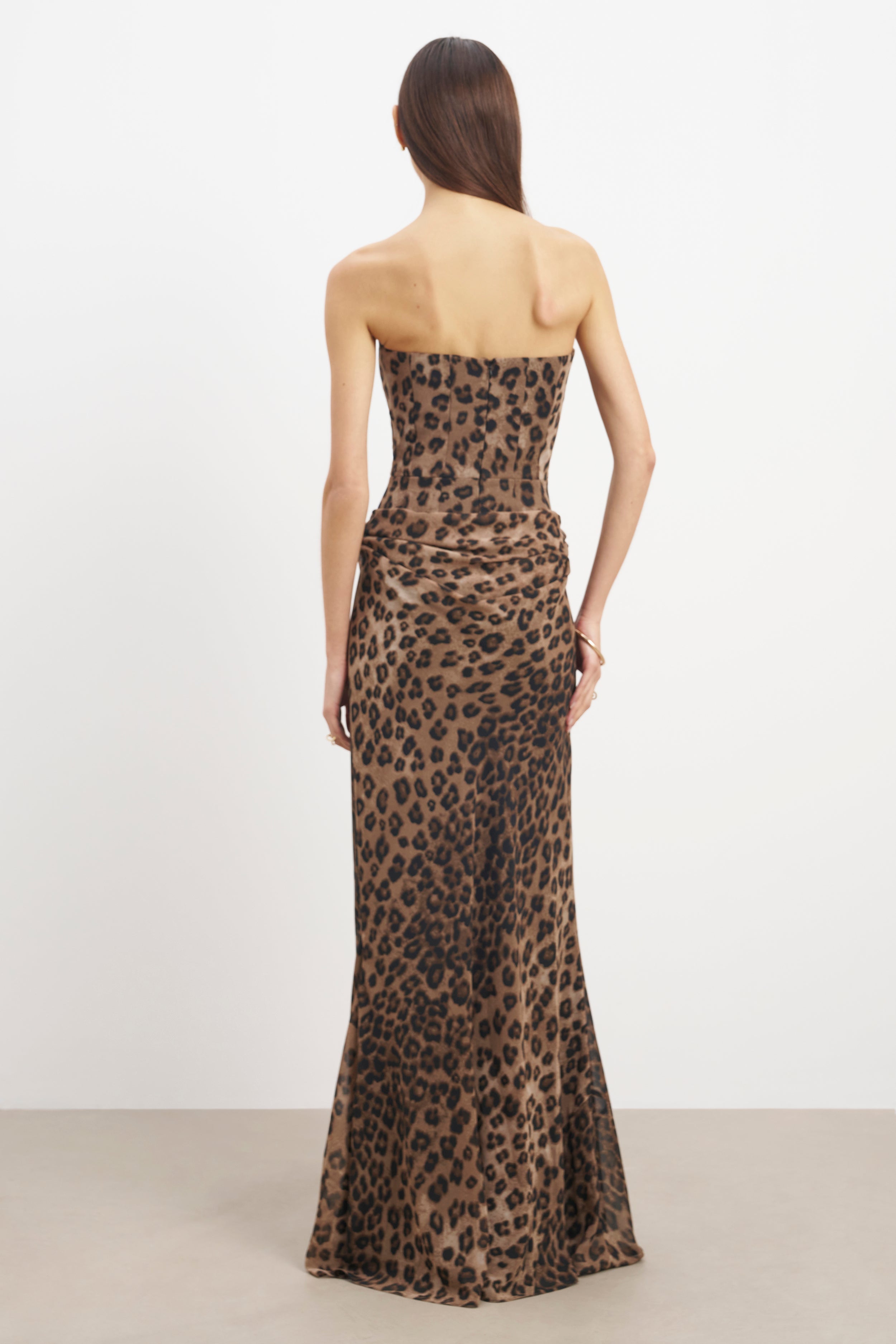 Van Laren | Chemaine Leopard Maxi Jurk