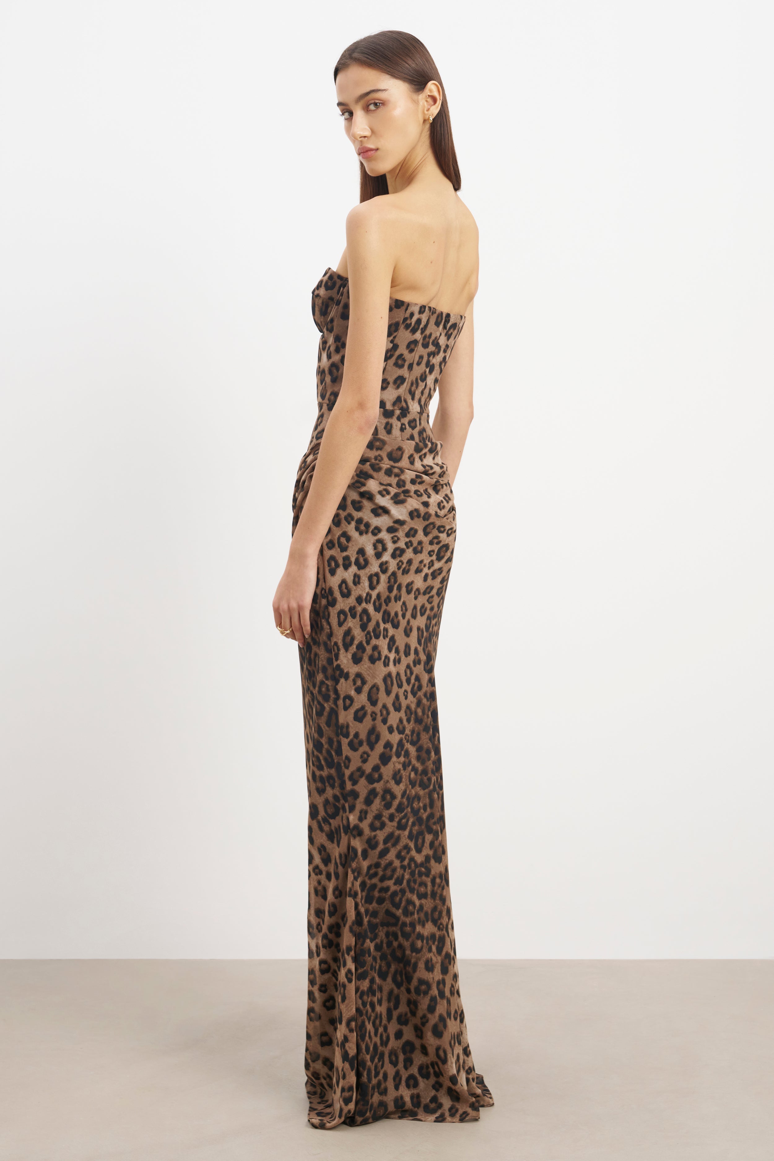 Van Laren | Chemaine Leopard Maxi Jurk