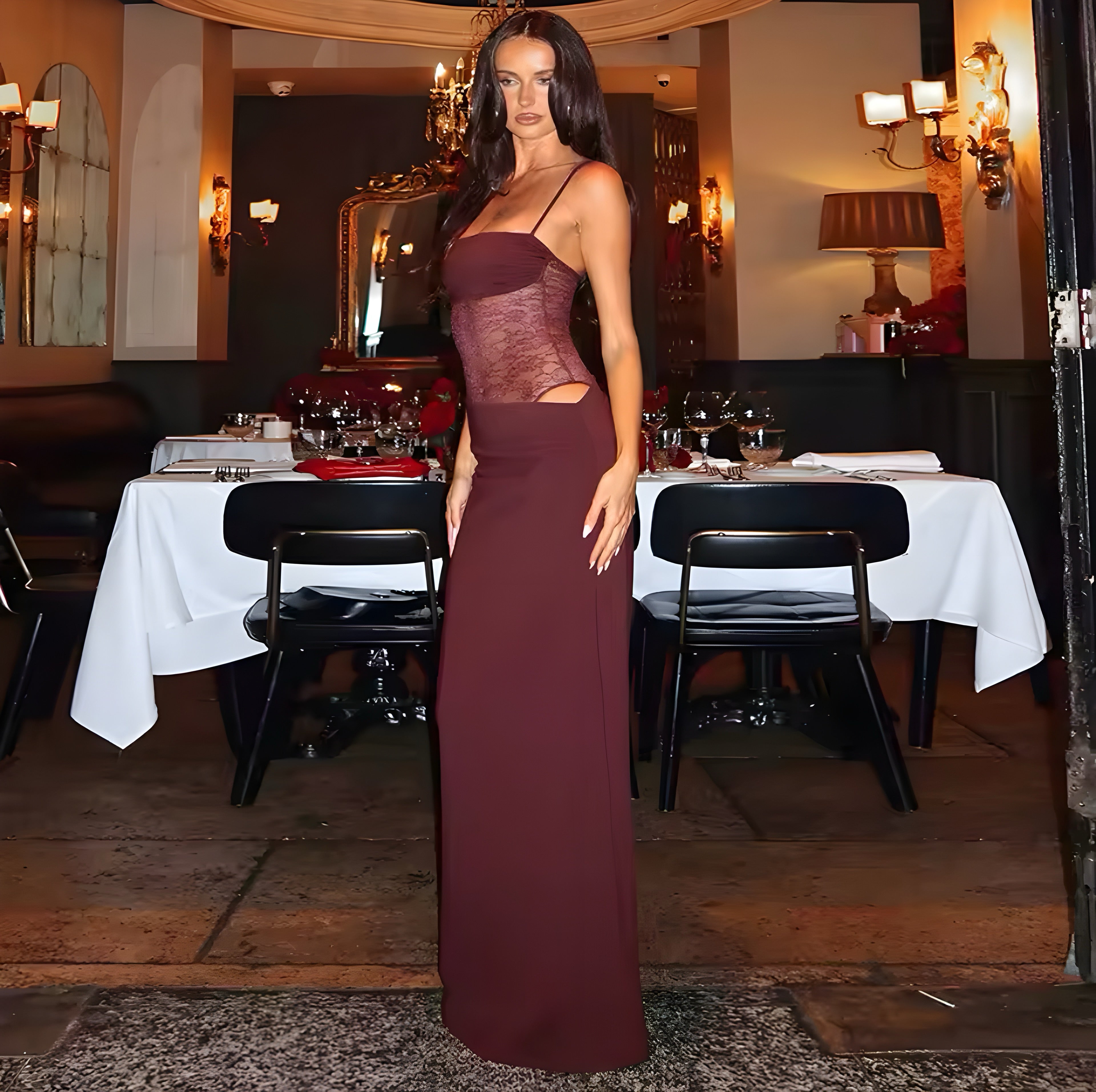 YunaWear | Mouwloze Sienna jurk