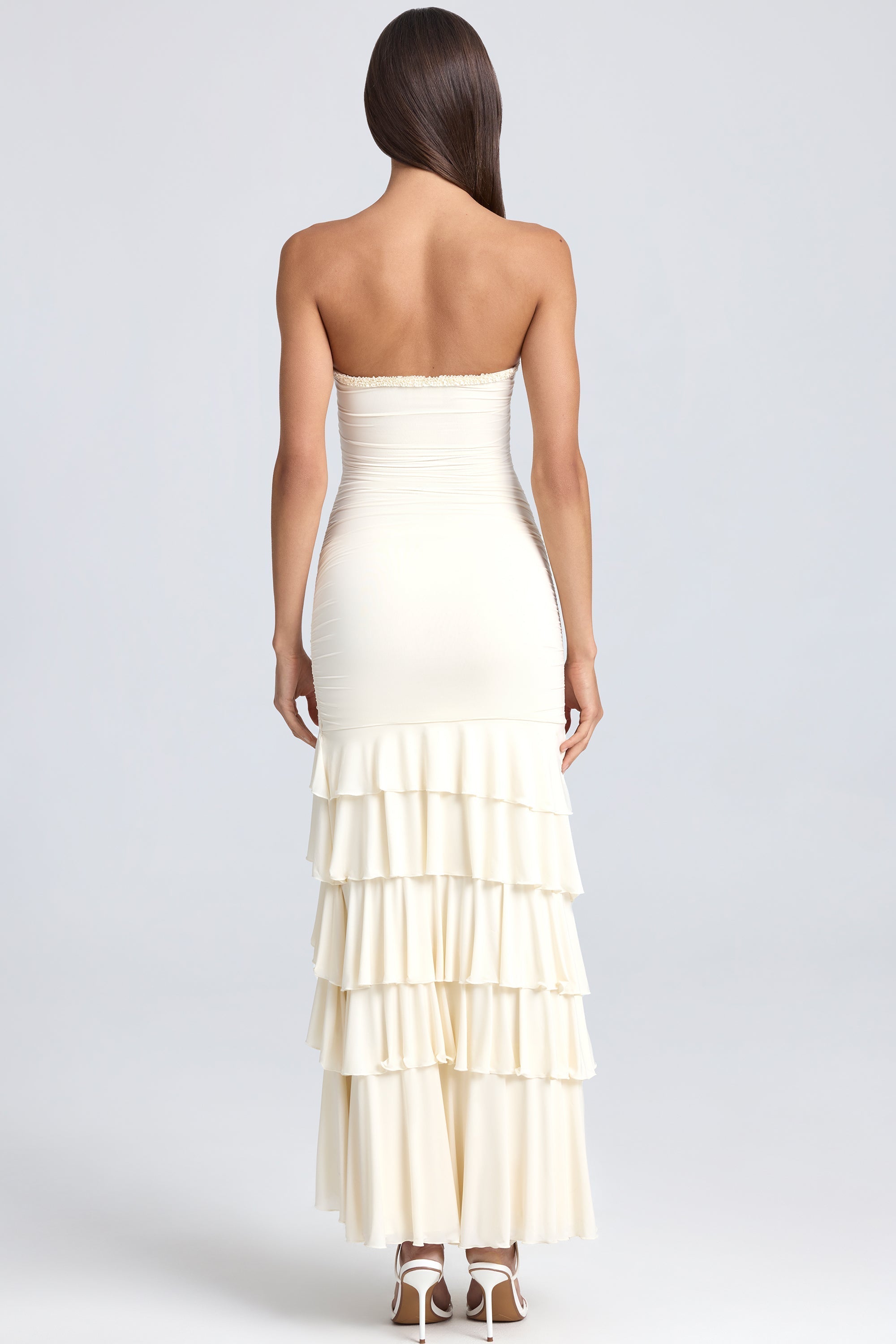 YunaWear | Seraphina Ruffle Maxi Jurk
