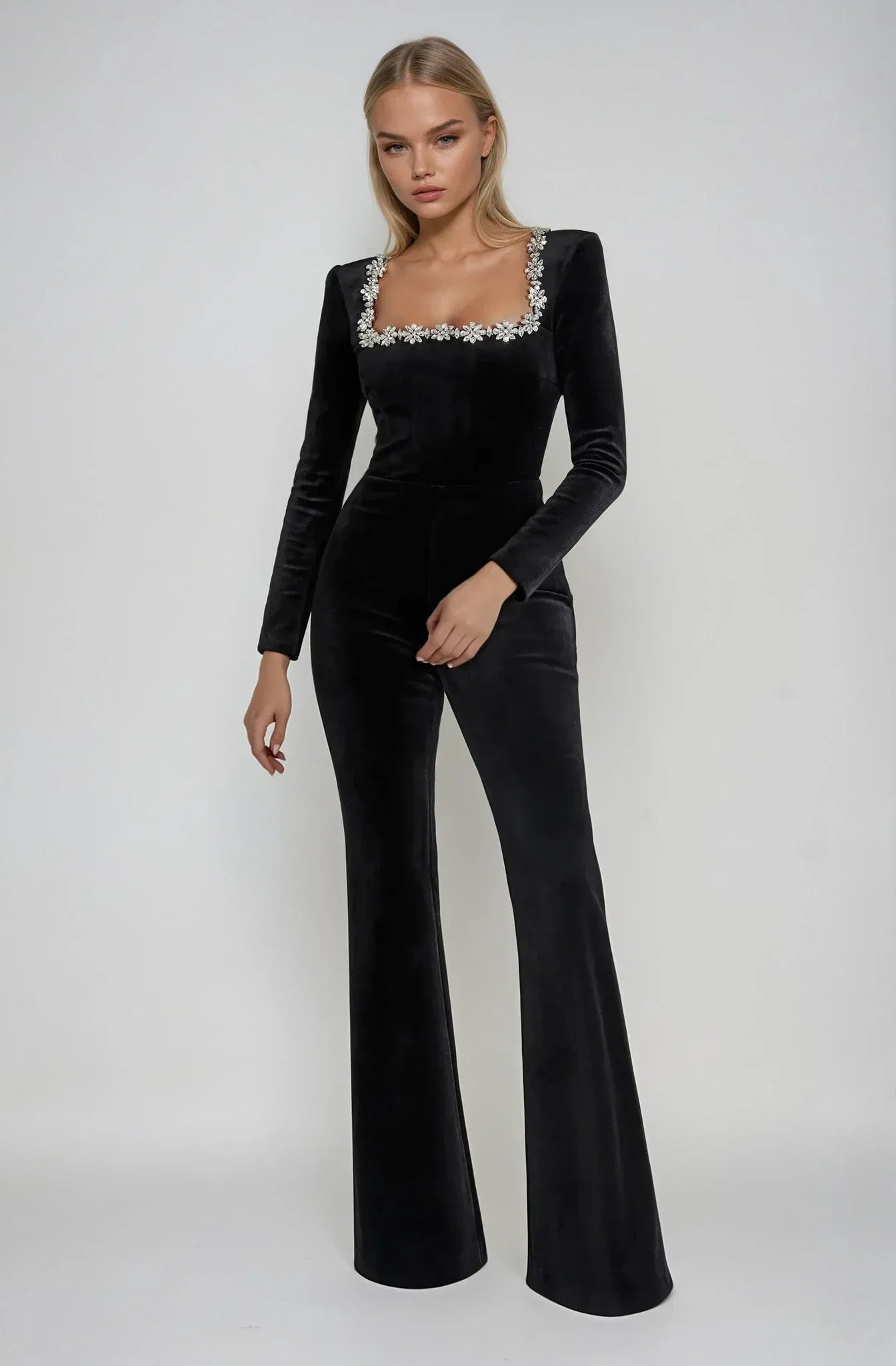 Van Laren | Valentina Fluwelen Jumpsuit