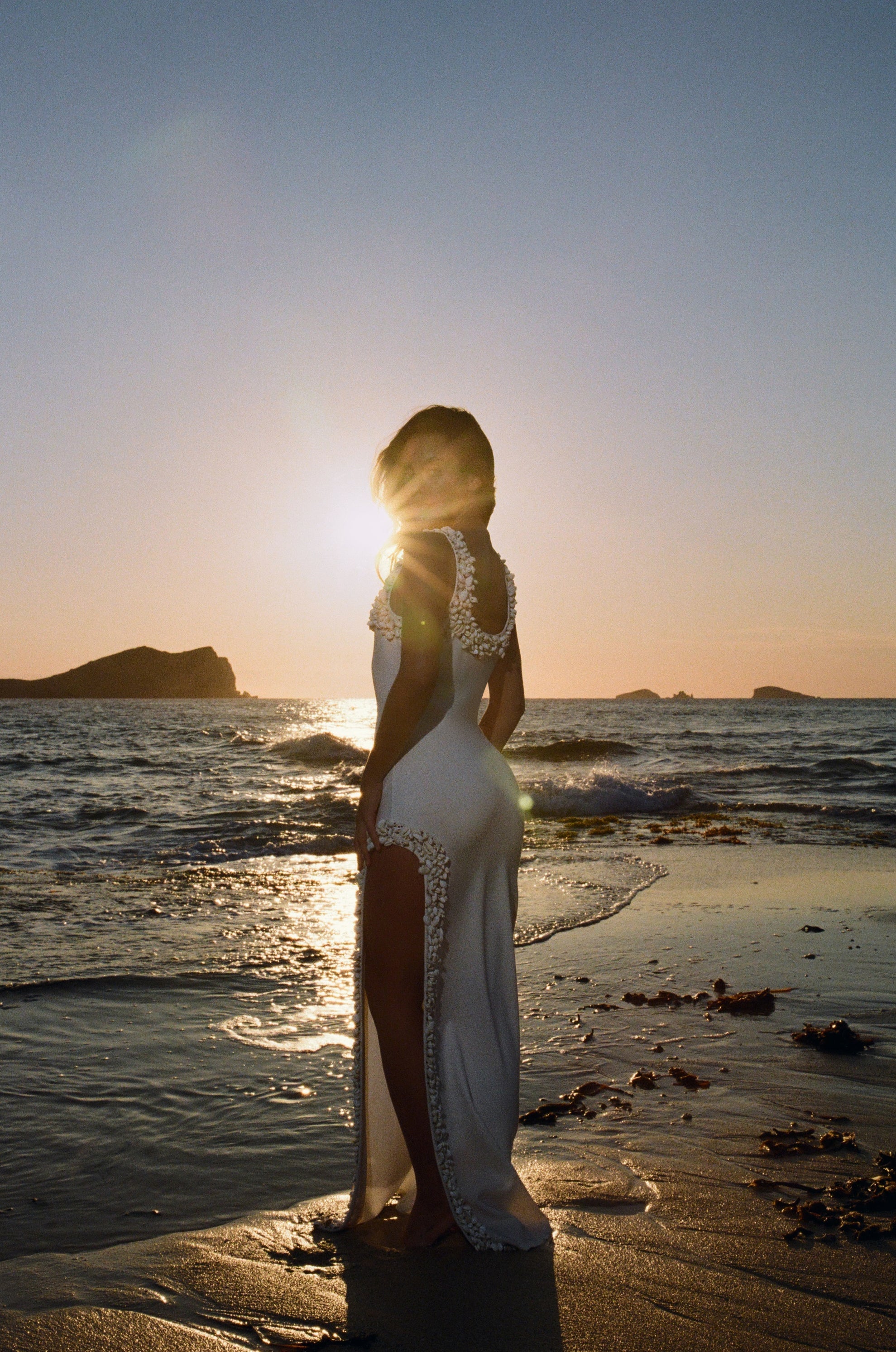 Van Laren | Adriana schelpen Maxi Jurk