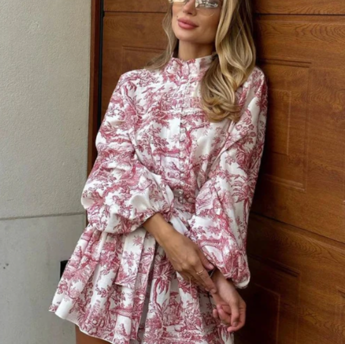 YunaWear | Zomerjurk met Pofmouwen