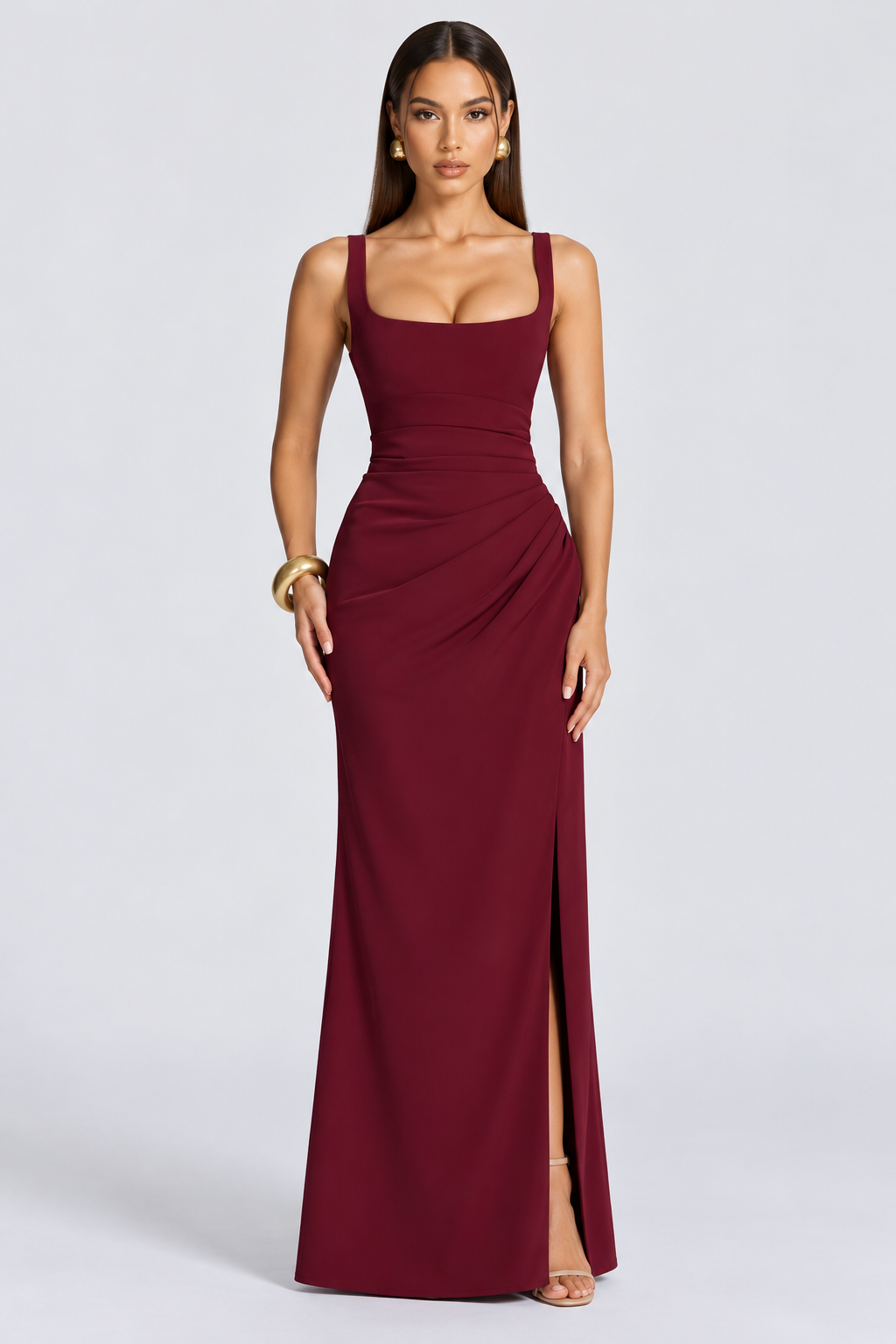 Camille Maxi-Jurk - Kersen Rood