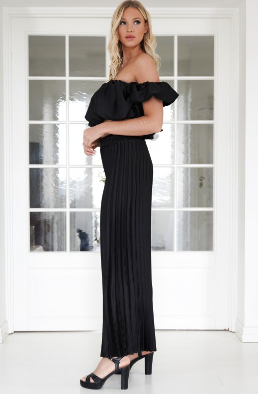 YunaWear | Satijnen Plissé Set