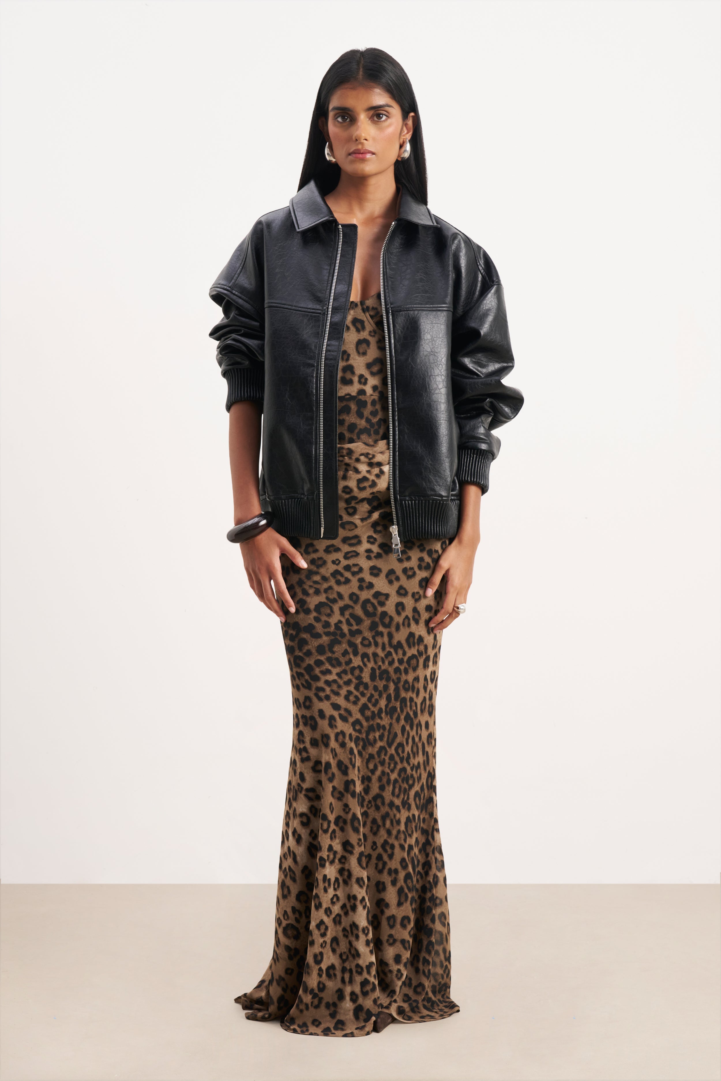 Van Laren | Chemaine Leopard Maxi Jurk