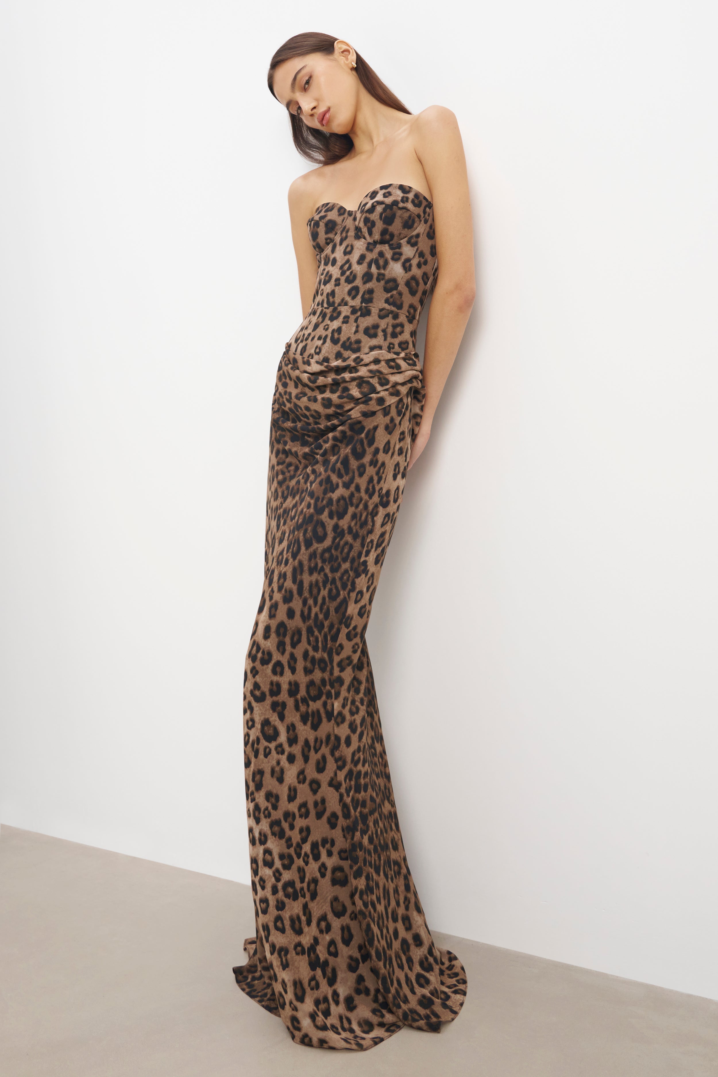 Van Laren | Chemaine Leopard Maxi Jurk