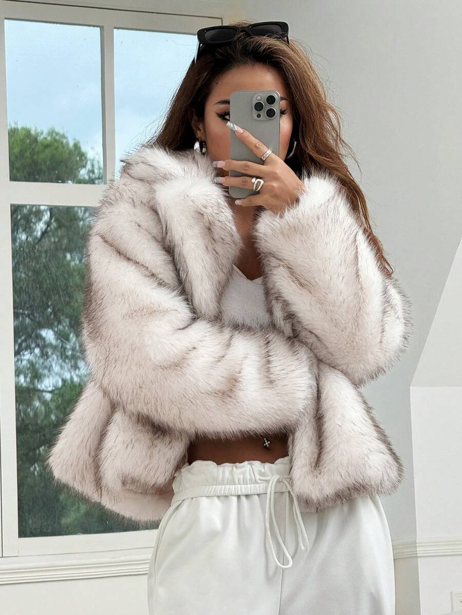 Van Laren | Faux Fur Jas Linn