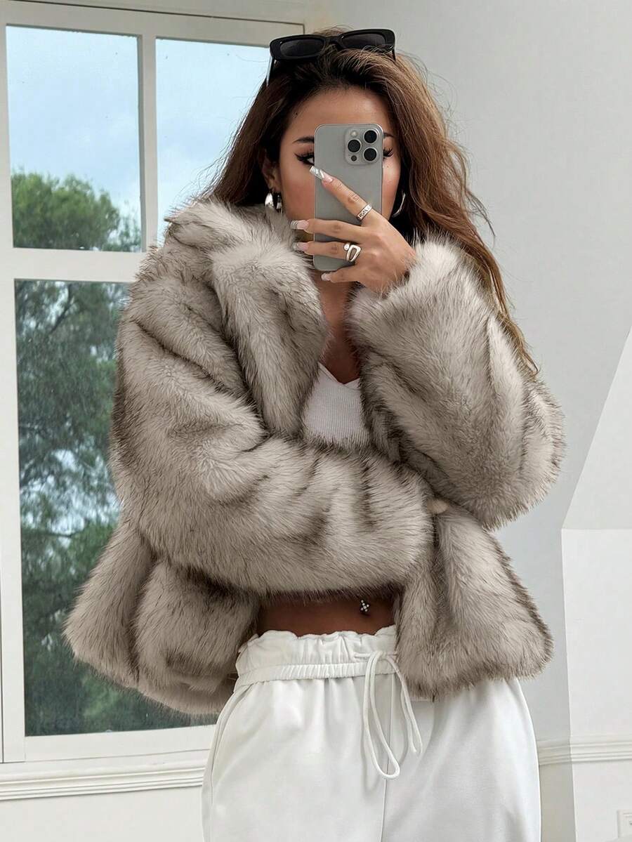Van Laren | Faux Fur Jas Linn