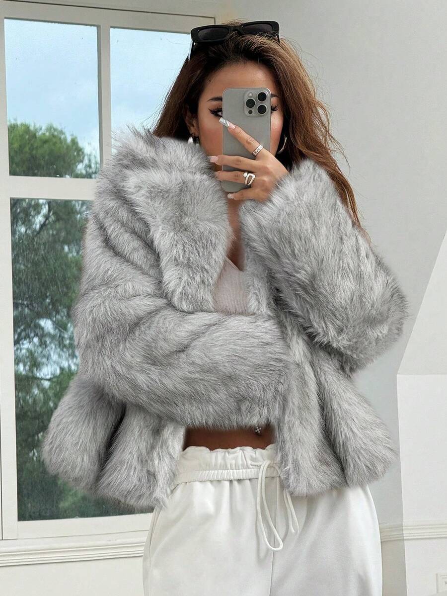 Van Laren | Faux Fur Jas Linn