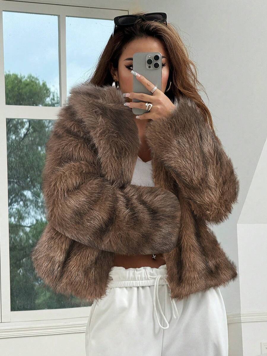 Van Laren | Faux Fur Jas Linn