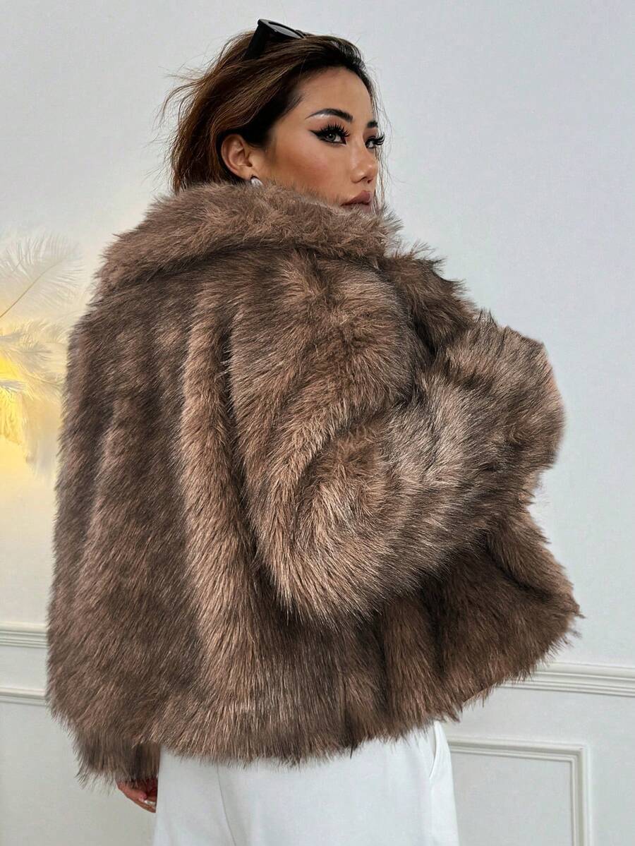 Van Laren | Faux Fur Jas Linn