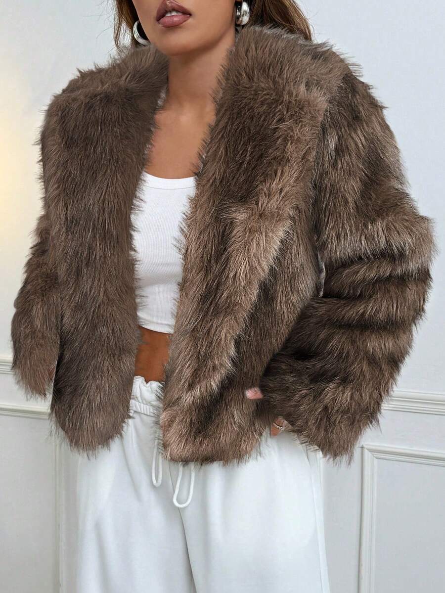 Van Laren | Faux Fur Jas Linn