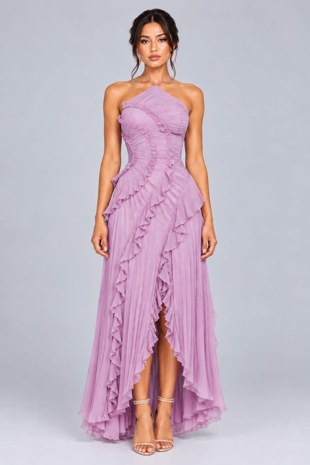 Serelina Maxi-Jurk - Paars