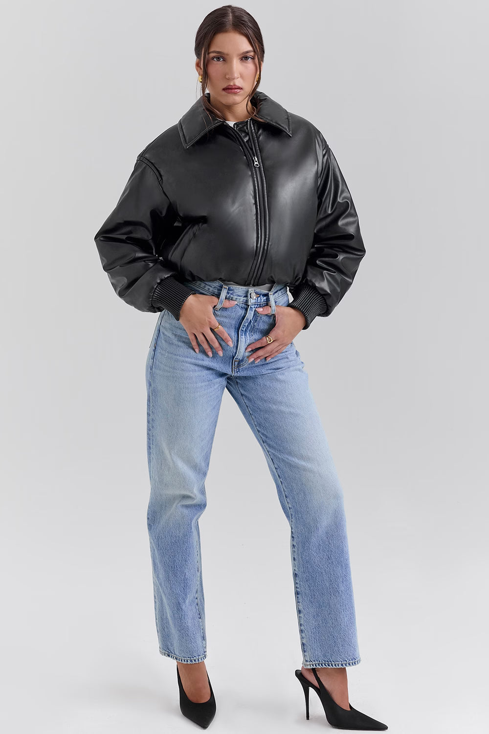 Van Laren | Vegan Leren Jas Noiré