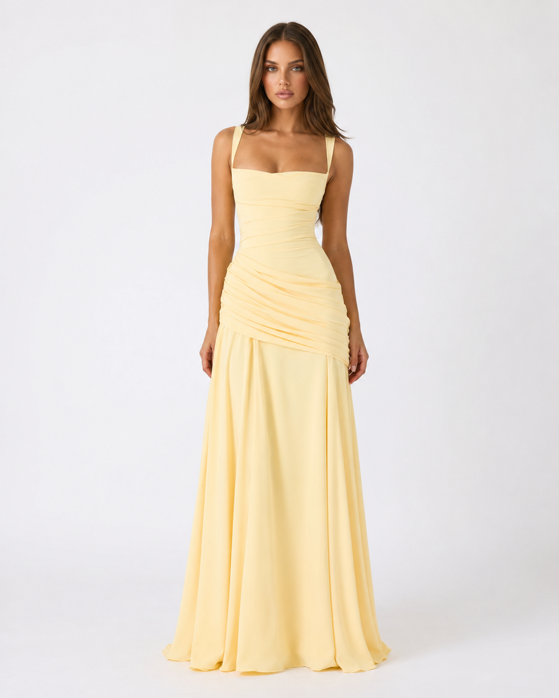 Destiny Maxi-Jurk - Lemon