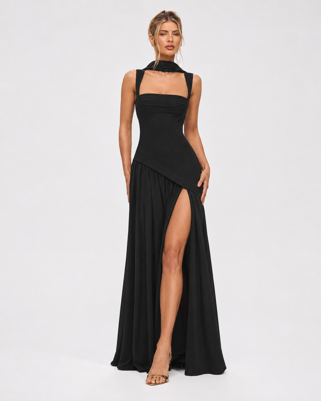 Lolita Maxi-Jurk - Zwart