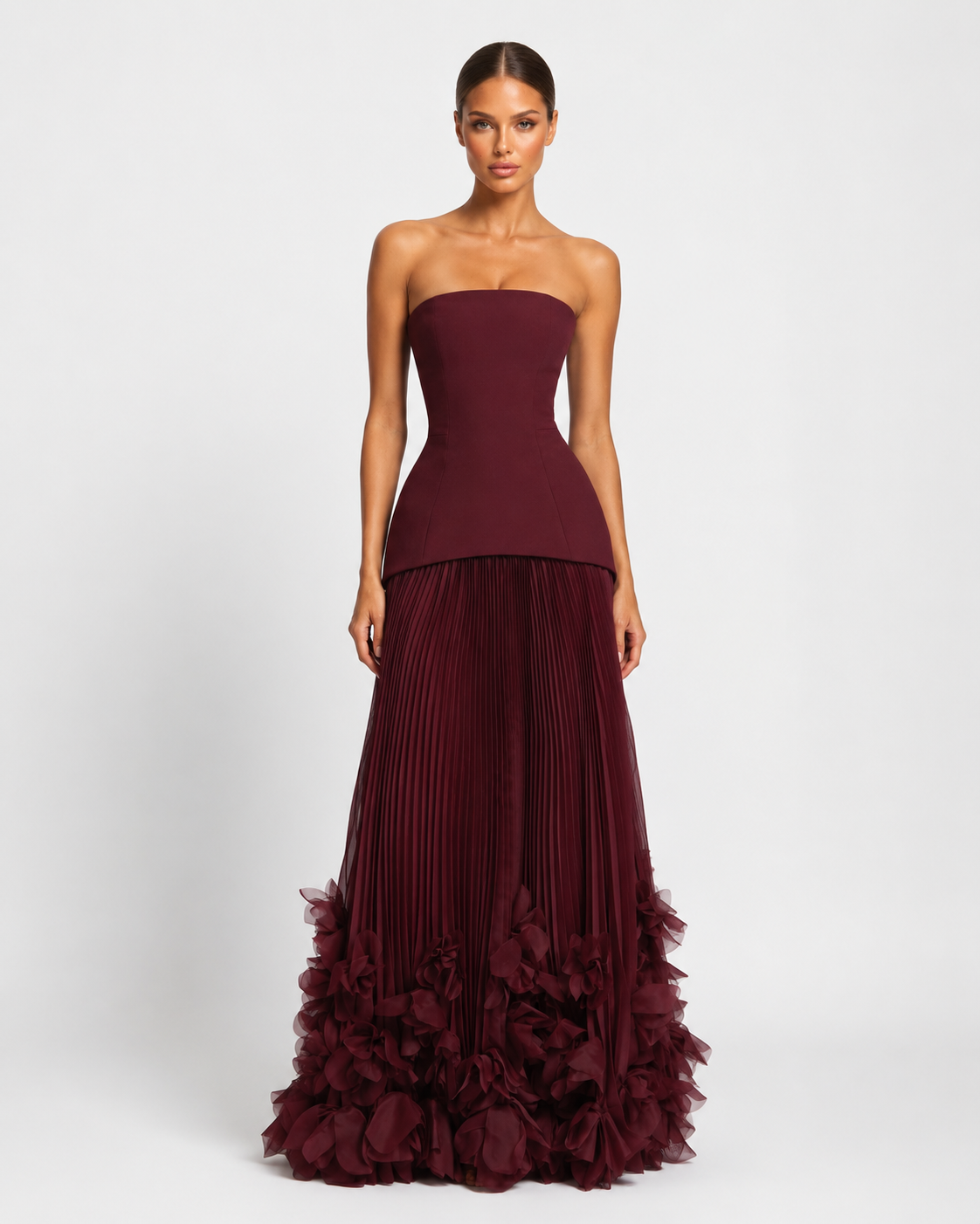 Sera Maxi-Jurk - Kersenrood