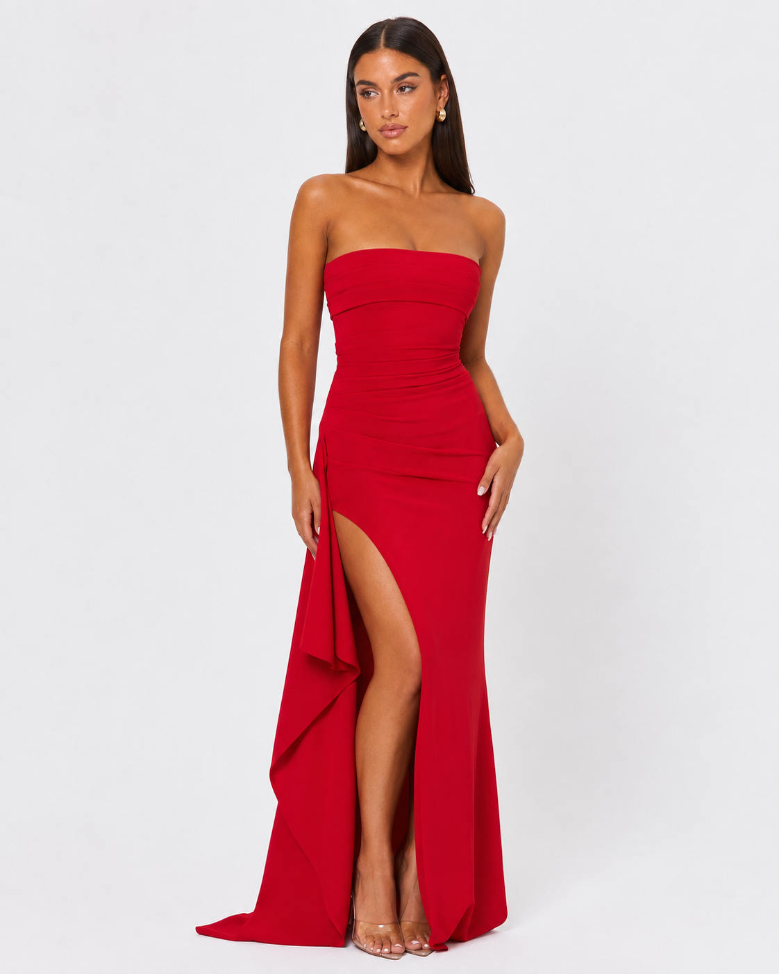 Kelly Maxi-Jurk - Rood