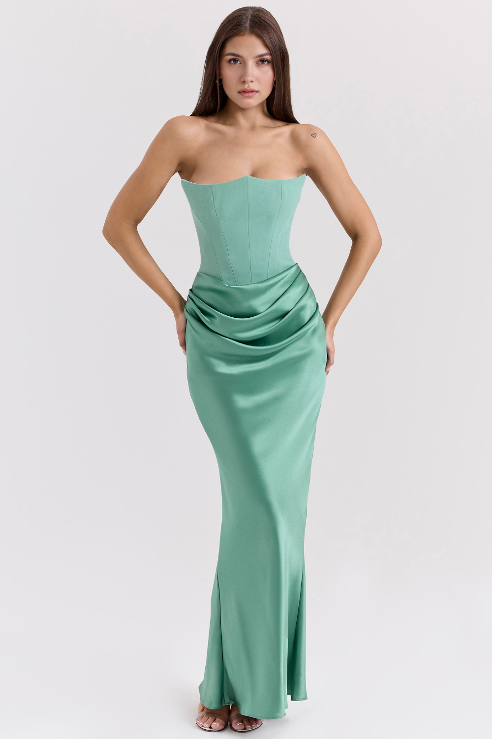 Serene Maxi-Jurk - Mint groen