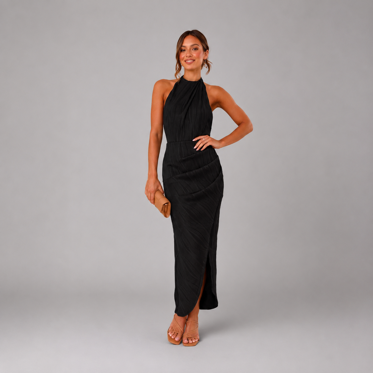 Van Laren | Isa Jurk met plissé details
