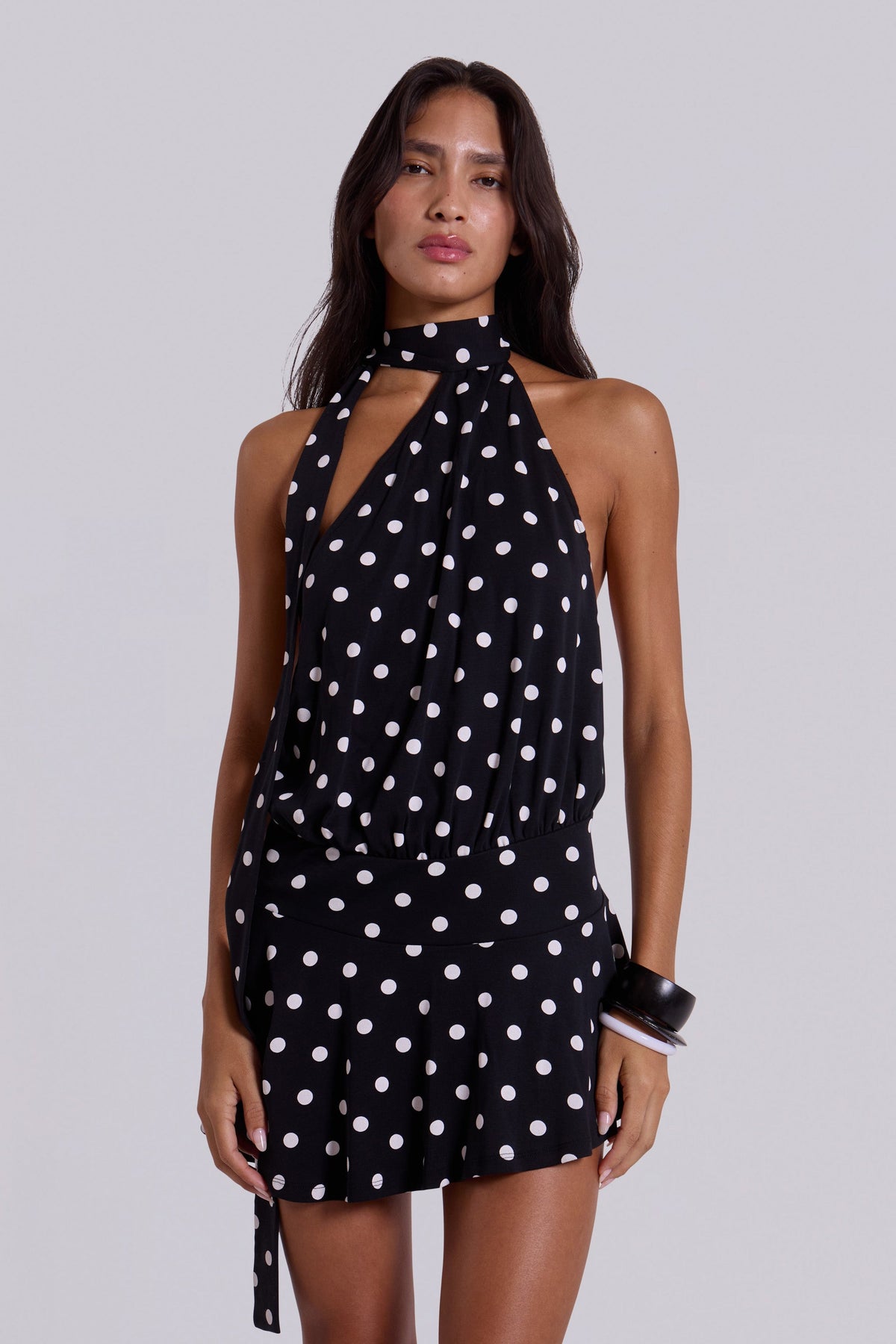 Dominique Mini-Jurk - Zwart