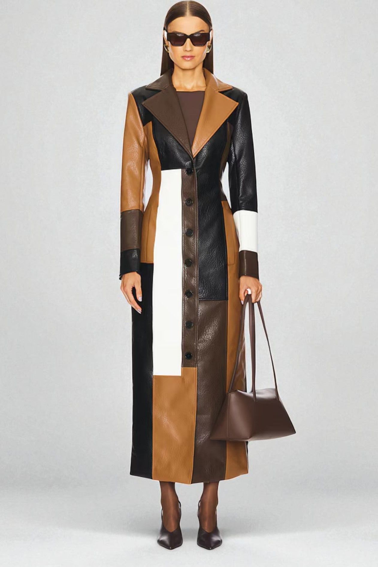 YunaWear | Rosaline Mosaic Trench Coat