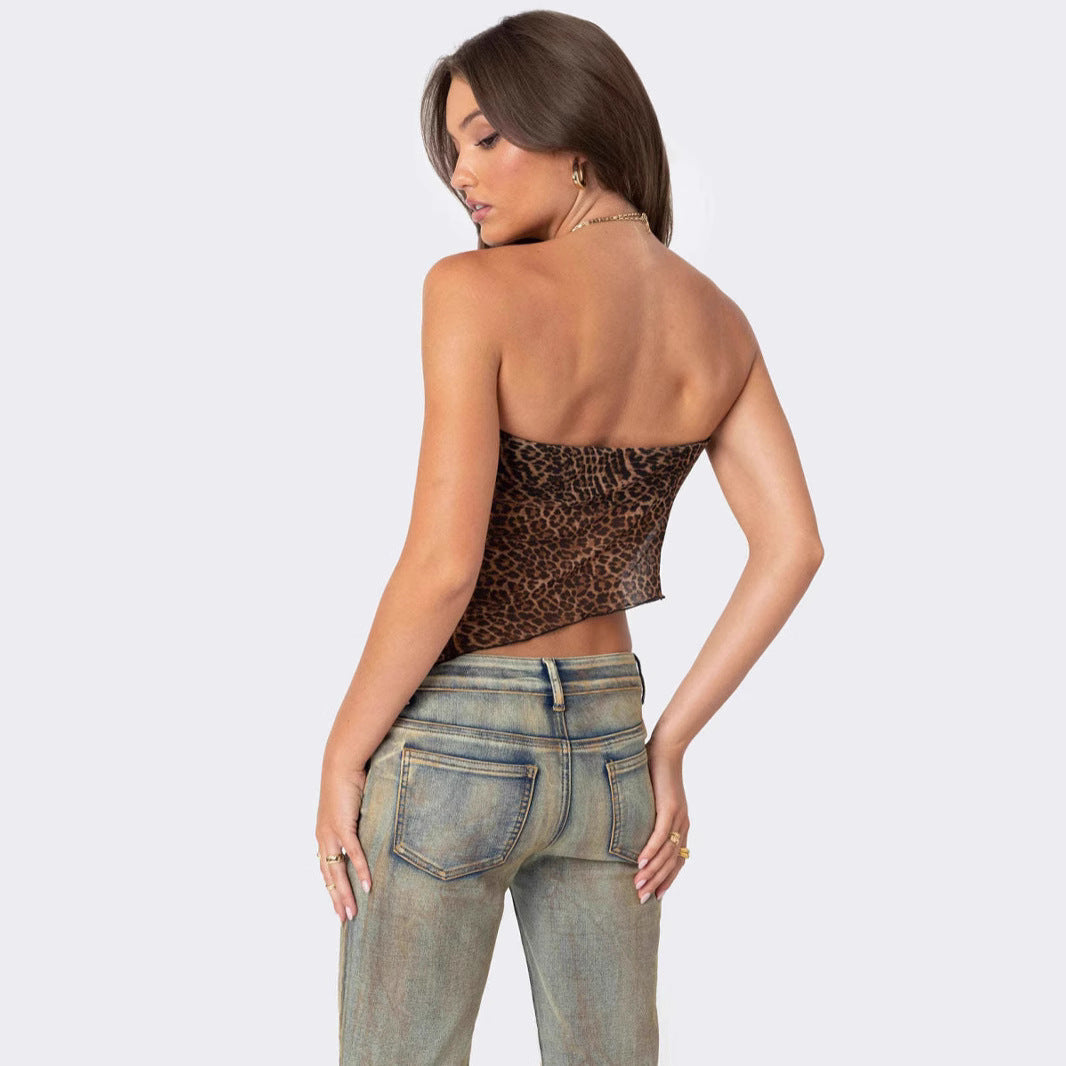 YunaWear | Liva Top in Luipaardprint