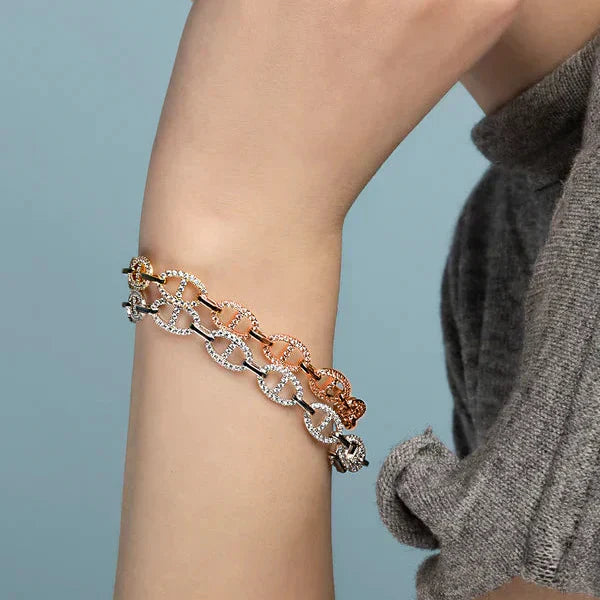 Van Laren | Isla Marina Armband - Witgoud