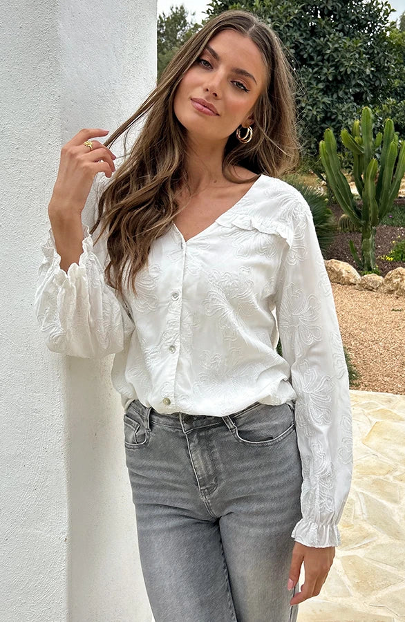 YunaWear | Fleur Blouse in Bloemenprint