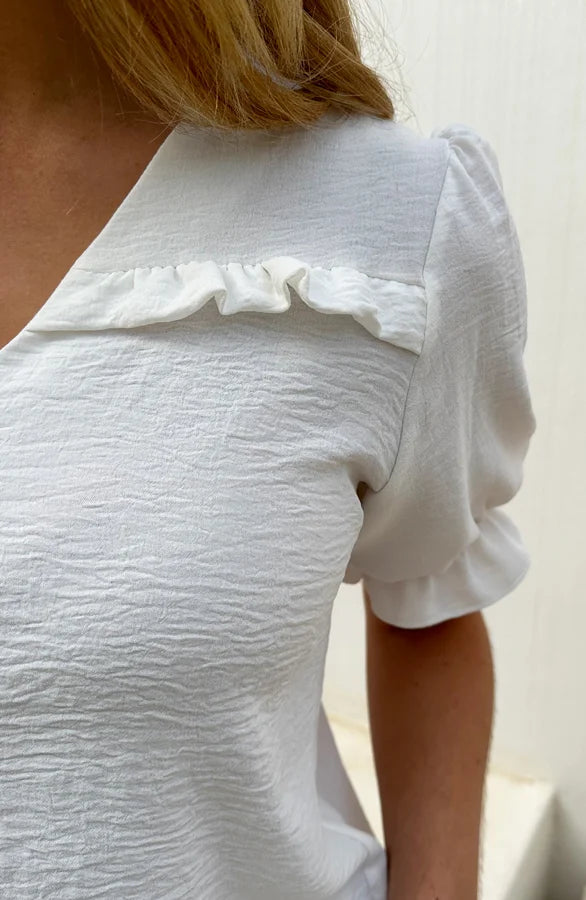 YunaWear | Bella Ruffle Blouse