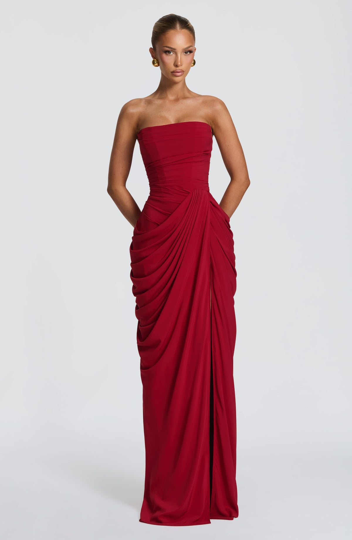 Lois Maxi-Jurk - Rood