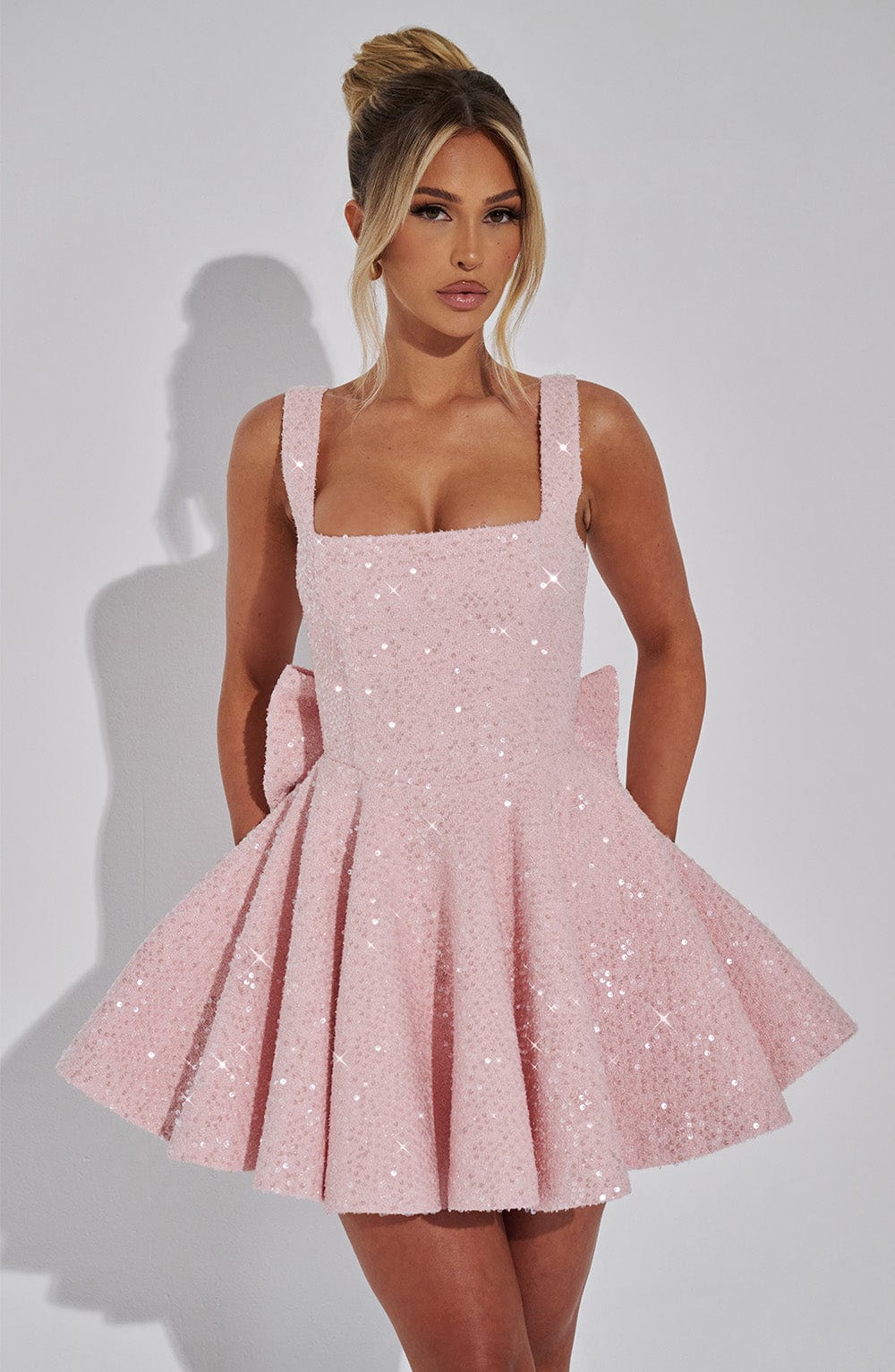 Dorothy Mini-Jurk - Licht roze