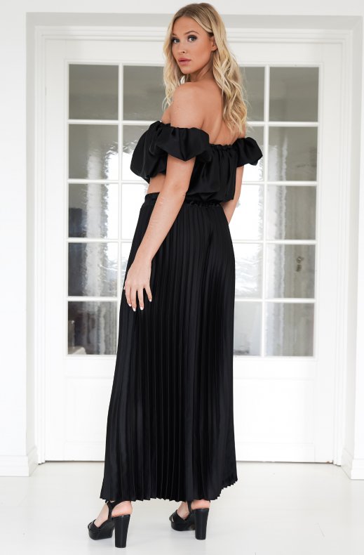 YunaWear | Satijnen Plissé Set