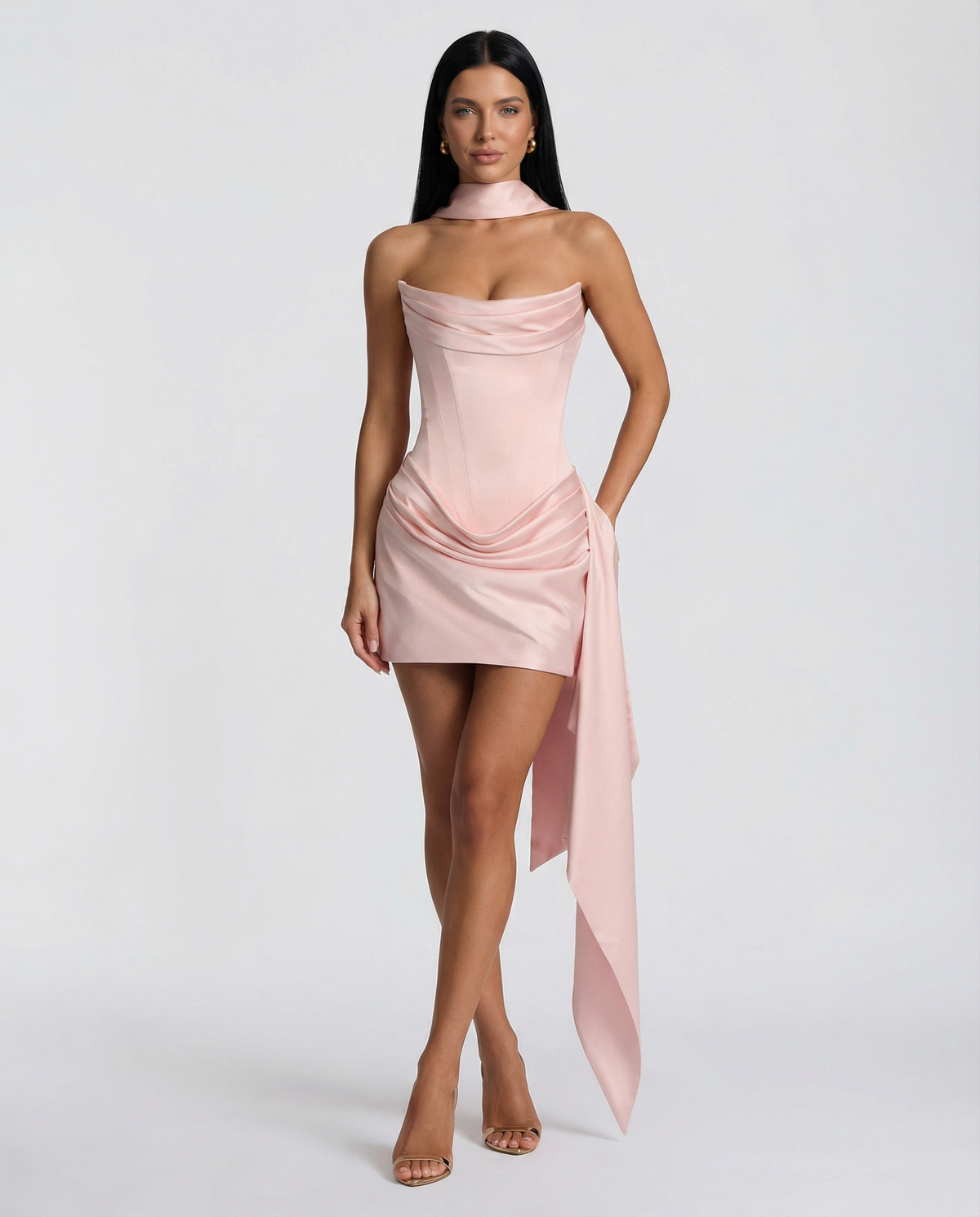 Mona Mini-Jurk - Roze